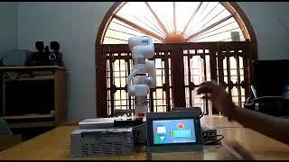 robot arm control by HMI PLC