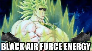 BROLY RADIATES BLACK AIR FORCE ENERGY