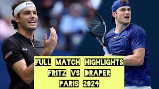 FRITZ vs DRAPER HIGHLIGHTS PARIS 2024