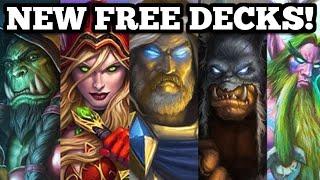 What is the BEST FREE Hearthstone deck for NEW and RETURNING players in The Great Dark Beyond