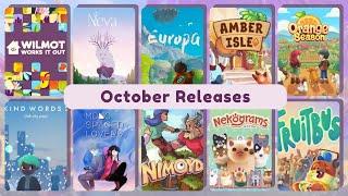 20 *new* cozy games releasing this october!  - an in-depth overview | nintendo switch & steam 