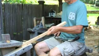 Curtis Buchanan - 4. Carving the Spindles with the Drawknife