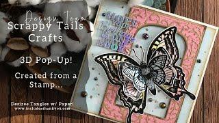 Make a Stamped Image 3D! | Scrappy Tails Crafts