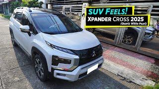 SUV Feels!!! Xpander (GLX) Owner drives the new 2025 Mitsubishi XPANDER CROSS (Quartz White Pearl)