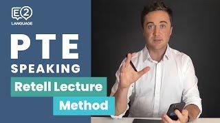 PTE Speaking | Retell Lecture METHOD with Jay!