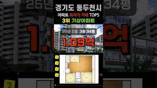 경기도에서 가장 싼 아파트 5곳. 경기도 동두천시 30평형대 최저가 거래 #급매 #부동산 #갭투자 #분양가 #급매물 #전세가 #저렴한아파트 #싼아파트 #아파트 #분양가 #동두천