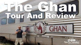 The Ghan Train. Luxury railway from Darwin to Adelaide Australia