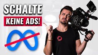Verbrenne nicht dein Geld mit PAID ADS! (als Filmmaker)