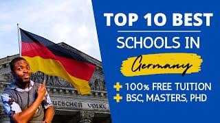 Top 10 BEST German Universities in 2024 for 100% Free Masters & PhD | Study Abroad Germany