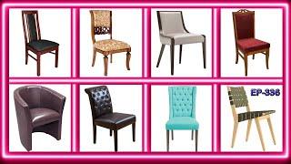 100+ design’s wood with cushion dining chairs | hotel & restaurant | EP.336 | sri maari furnitures