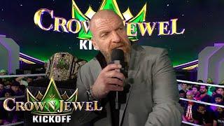 Triple H announces the Crown Jewel Champion will receive a ring: 2024 Crown Jewel Kickoff highlights