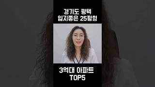 경기 평택 25평 입지좋은 매매 3억대 아파트 top5