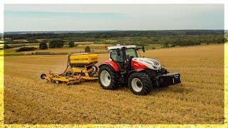 Pokaz siewnika Claydon Hybrid T4 | Steyr Absolut 6240 | Agrotech-Obsza