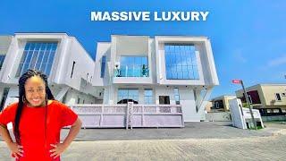 Inside Fully Automated Mansion with swimming pool in Chevron, Lekki, Lagos.