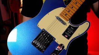 Fender's Best? Fender American Ultra Telecaster in Cobra Blue