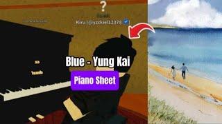 Yung Kai - Blue | Roblox Piano【 sheets in desc 】