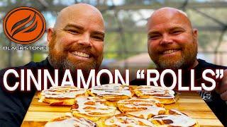HOW TO MAKE AMAZING CINNAMON ROLLS ON THE BLACKSTONE GRIDDLE! EASY RECIPE