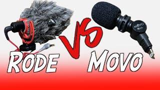 Rode Video Micro vs Movo MA5L vs iPhone Mics