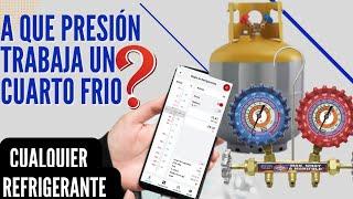 A QUE PRESIÓN TRABAJAN  CUARTO FRIOS ,SIN IMPORTAR EL REFRIGERANTE QUE SEA #hvac #aireacondicionado