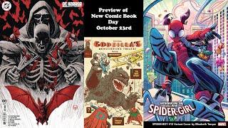 Preview of New Comic Books for 10/9/24 Plus Spotlight Comics & Comics to Speculate On!!! #NCBD