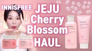 K-beauty Hot issue skin care Innisfree’s Jeju Cherry Blossom HAUL