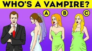 One of Them Is Hiding a Dark Secret… Who’s the Vampire? ️‍️