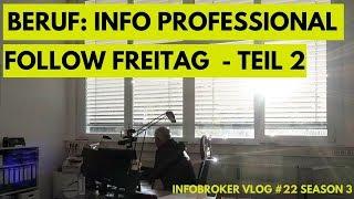 Wie sieht der Arbeitsalltag eines Information Professionals aus? - Teil 2 | infobroker vlog #22