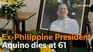 Ex-Philippine President Benigno Aquino dies at 61