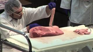 Aaron Franklin describing how he trims a brisket at Brisket Camp 2015