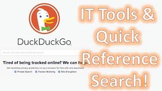 DuckDuckGo Instant Answer IT Tools and Reference Search How To