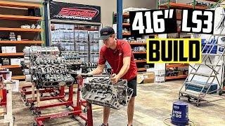 REBUILDING a 6.2 LS3 into a 416" Forged Stroker Engine! (Part 1)