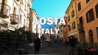 Aosta, Italy - Driving Tour 4K