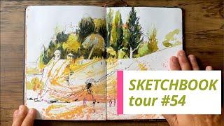 Sketchbook Tour: Urban Sketching Edinburgh Corfu in Watercolour