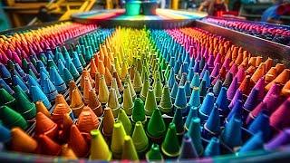 How CRAYONS Are Made: The Secret Factory Process