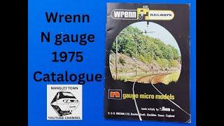 Wrenn 1975 N gauge catalogue full look through from Mangley Town #ModelRailway #ModelTrain