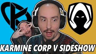 CAUTION: MALDING - Sideshow reacts to Karmine Corp vs Heretics