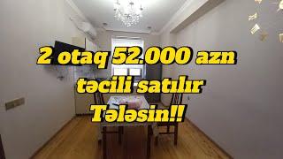 Masazır mərkəzi yola yaxın 2 otaq yaşayışlı mənzil 52.000 azn təcili satılır.Tel:051-506-21-01