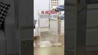이 트롤리가 인기있는 이유 #이동식 #수납장 #트롤리 #꿀템  #집꾸미기