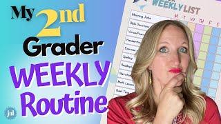 *NEW* 2nd GRADER HOMESCHOOL SCHEDULE || Weekly Homeschool =Checklist
