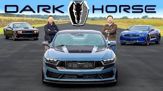 2024 Mustang Dark Horse // V8 DRAG RACE, Review & Lap Time