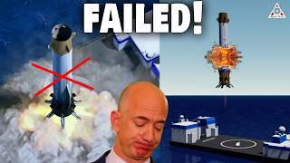 Analysis of What Exactly Happened on Blue Origin's New Glenn Landing FAILED!