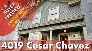 Buyer Preview: 4019 Cesar Chavez, Noe Valley Charmer, San Francisco - 4K