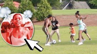 FAMILY SOCCER GAME turns into FAMILY FUED!!