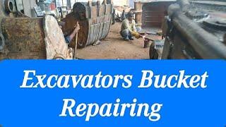 Excavators Bucket Repairing. #excavators