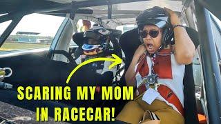 SCARING MY PARENTS IN MY RACECAR!