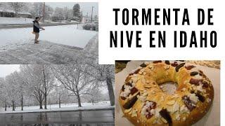 Se Vino Una Tormenta De Nieve a Idaho/ Mi Esposo nos Hizo una Rosca