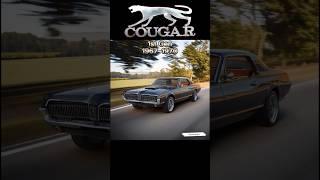 Mercury Cougar Evolution (1967-2002)