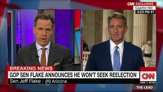Jeff Flake explains decision to retire (Full interview with Jake Tapper)