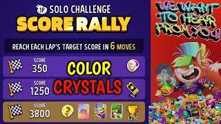 very easy ‼️ solo challenge color crystals + rainbow using boosters poxy roxy