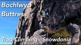 Trad Climbing on Bochlwyd Buttress : Snowdonia, North Wales